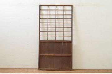 アンティーク建具　レトロな空間を演出する障子戸1枚(引き戸)(R-071972)