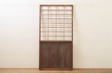 アンティーク建具　レトロな空間を演出する障子戸1枚(引き戸)(R-071972)