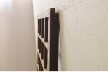 アンティーク建具　レトロな空間を演出する障子戸1枚(引き戸)(R-071972)