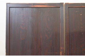 アンティーク建具　落ち着いた和の空間を演出する板戸3枚セット(引き戸)(R-071976)