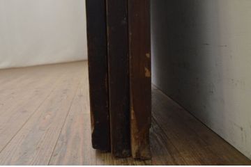 アンティーク建具　落ち着いた和の空間を演出する板戸3枚セット(引き戸)(R-071976)