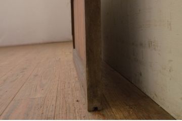 アンティーク建具　大正ロマンの雰囲気漂うガラス戸1枚(引き戸)(R-071980)