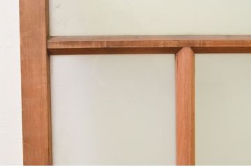 アンティーク建具　大正ロマン　どこか懐かしさを感じる幅狭ガラス戸1枚(引き戸)(R-071982)