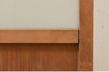 アンティーク建具　大正ロマン　どこか懐かしさを感じる幅狭ガラス戸1枚(引き戸)(R-071982)