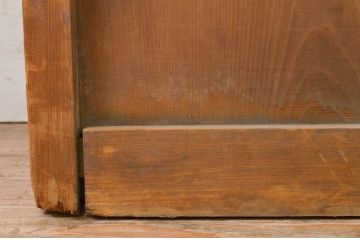 アンティーク建具　大正ロマン　どこか懐かしさを感じる幅狭ガラス戸1枚(引き戸)(R-071982)