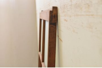 アンティーク建具　大正ロマン　どこか懐かしさを感じる幅狭ガラス戸1枚(引き戸)(R-071982)