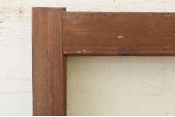 アンティーク建具　昔懐かしい雰囲気のガラス戸1枚(引き戸)(R-071983)