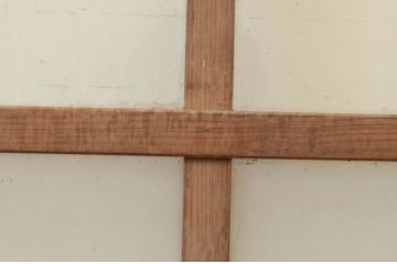 アンティーク建具　昔懐かしい雰囲気のガラス戸1枚(引き戸)(R-071983)