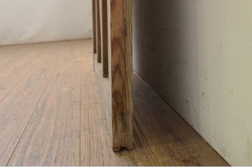 アンティーク建具　昔懐かしい雰囲気のガラス戸1枚(引き戸)(R-071983)