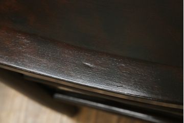 和製ビンテージ　松本民芸家具　シンプルなデザインが魅力的なラダーバックチェア3脚セット(ダイニングチェア、板座チェア、椅子、イス、ヴィンテージ)(R-071992)