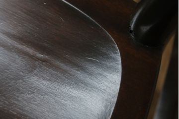 和製ビンテージ　松本民芸家具　シンプルなデザインが魅力的なラダーバックチェア3脚セット(ダイニングチェア、板座チェア、椅子、イス、ヴィンテージ)(R-071992)
