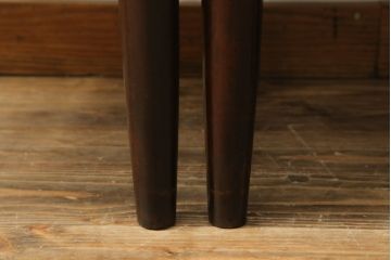 和製ビンテージ　松本民芸家具　シンプルなデザインが魅力的なラダーバックチェア3脚セット(ダイニングチェア、板座チェア、椅子、イス、ヴィンテージ)(R-071992)