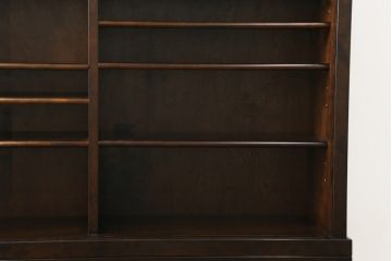 中古　星野民芸(星野民藝)　落ち着いたシックな色合いが魅力のキャビネット(水屋箪笥、食器棚、収納棚、戸棚)(R-072004)