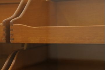 アメリカビンテージ　レトロな雰囲気漂うカウンターシャツケース(カウンターテーブル、Gケース、ショーケース、引き出し、ドロワー、店舗什器、ヴィンテージ)(R-072014)