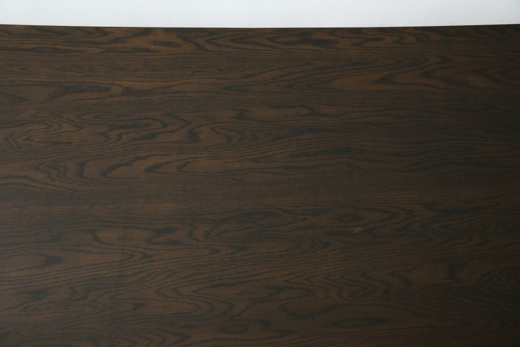 和製ヴィンテージ　職人手作り高級家具　神戸洋家具　ナラ材　和洋どちらの空間にもおすすめのシンプルなエクステンションテーブル　(R-072017)