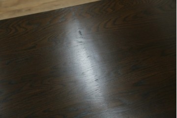 和製ヴィンテージ　職人手作り高級家具　神戸洋家具　ナラ材　和洋どちらの空間にもおすすめのシンプルなエクステンションテーブル　(R-072017)