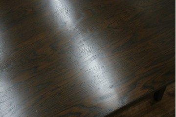 和製ヴィンテージ　職人手作り高級家具　神戸洋家具　ナラ材　和洋どちらの空間にもおすすめのシンプルなエクステンションテーブル　(R-072017)