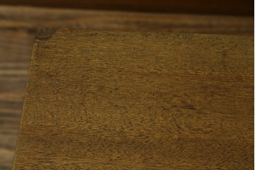和製アンティーク　素朴な木の風合いに懐かしさを感じる折り畳みローテーブル　(R-072018)