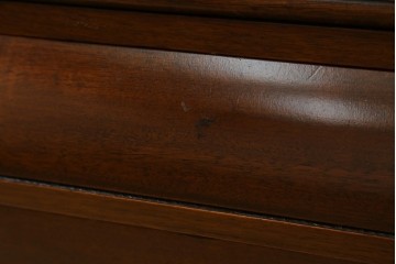 イギリスアンティーク　マホガニー材　猫脚がおしゃれなライティングビューロー　(R-072022)