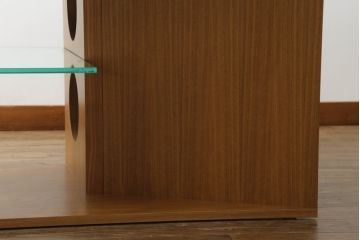 中古　美品　TECTA(テクタ)　チェリー材　モダンでユニークなデザインがお洒落なテーブル(M21、ダイニングテーブル、4人掛け、6人掛け)(定価約65万円)(R-072039)