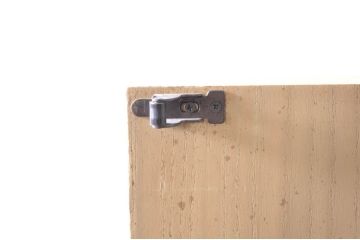 中古　国産　広島・府中家具　職人手造り　上品な意匠金具が目を引く総桐洋服タンス(ワードローブ、総桐箪笥、総桐たんす、衣装箪笥、引き出し)(R-072047)