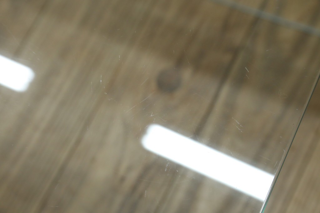 イタリアヴィンテージ　Gallotti&Radice(ガロッティ&ラディス)　シンプルでモダンなデザインのガラスネストテーブル　(R-072053)