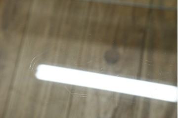 イタリアヴィンテージ　Gallotti&Radice(ガロッティ&ラディス)　シンプルでモダンなデザインのガラスネストテーブル　(R-072053)