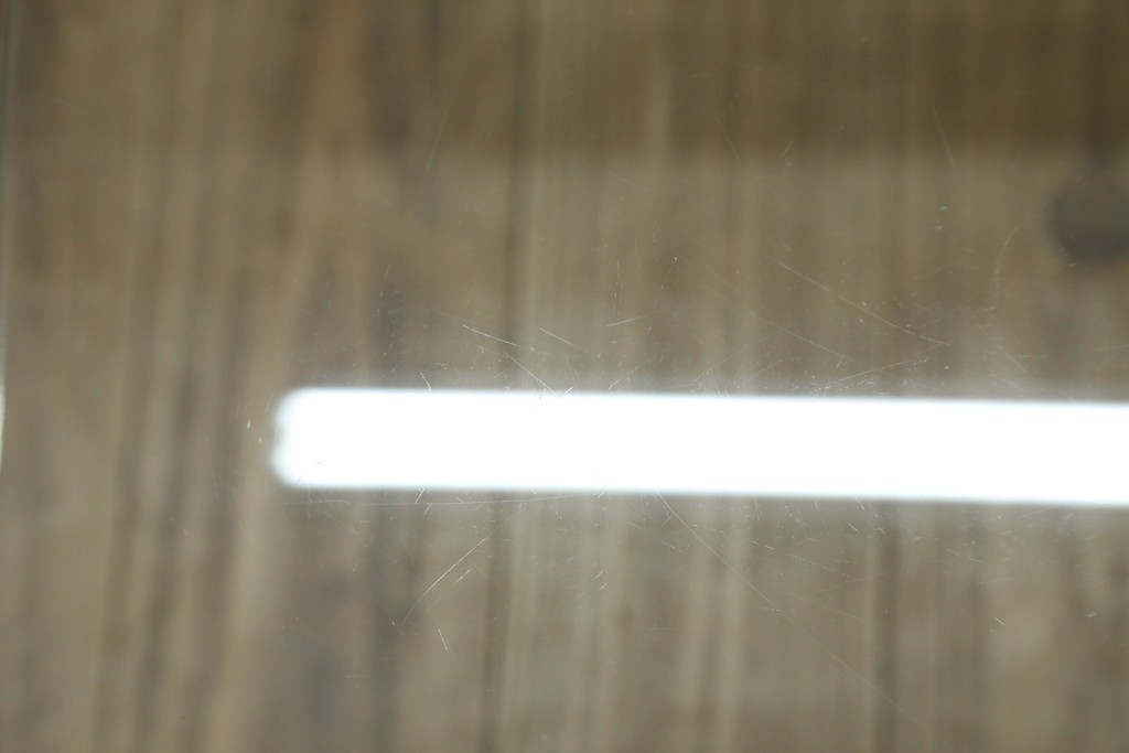 イタリアヴィンテージ　Gallotti&Radice(ガロッティ&ラディス)　シンプルでモダンなデザインのガラスネストテーブル　(R-072053)