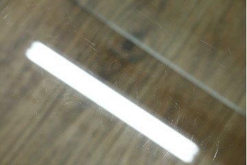 イタリアヴィンテージ　Gallotti&Radice(ガロッティ&ラディス)　シンプルでモダンなデザインのガラスネストテーブル　(R-072053)