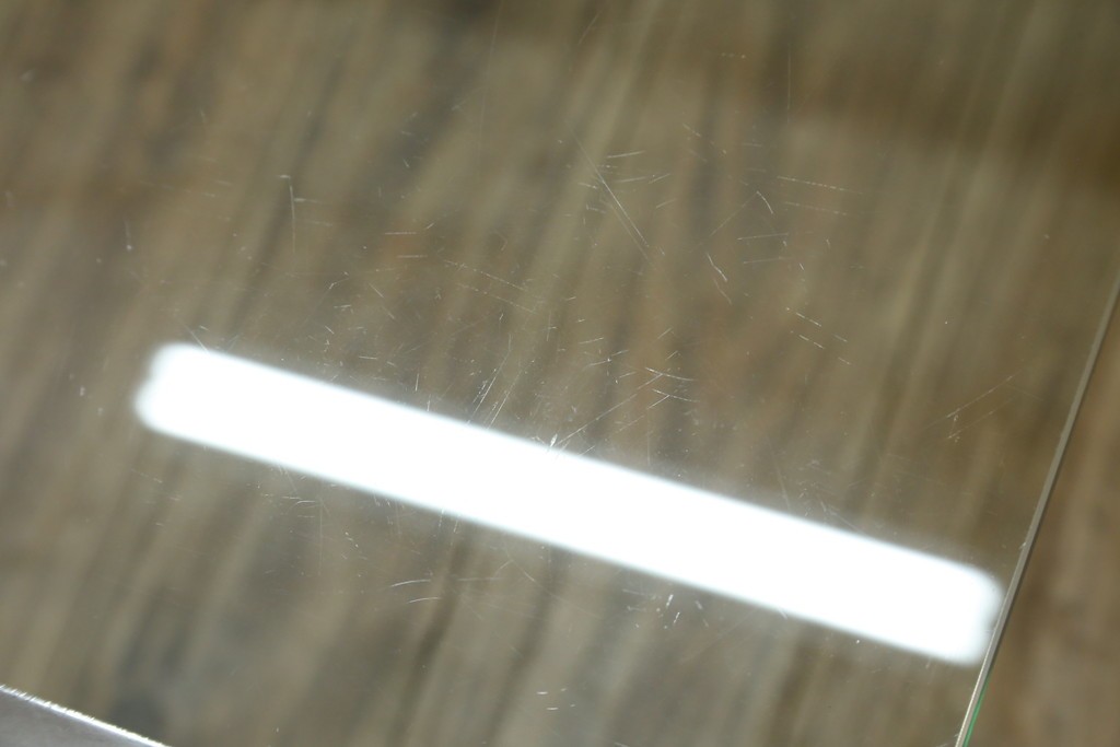 イタリアヴィンテージ　Gallotti&Radice(ガロッティ&ラディス)　シンプルでモダンなデザインのガラスネストテーブル　(R-072053)