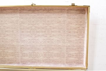 イギリスビンテージ　Union Trunk　存在感抜群のおしゃれな舟トランク(船トランク、収納ボックス、ディスプレイ、収納箱、センターテーブル、ローテーブル、店舗什器、英国、ヴィンテージ)(R-072054)