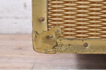 イギリスビンテージ　Union Trunk　存在感抜群のおしゃれな舟トランク(船トランク、収納ボックス、ディスプレイ、収納箱、センターテーブル、ローテーブル、店舗什器、英国、ヴィンテージ)(R-072054)