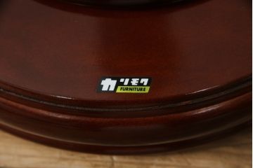 和製ビンテージ　カリモク(karimoku)　シックな色合いと品のある佇まいが魅力のポールハンガー(コートハンガー、帽子掛け、店舗什器、ヴィンテージ)(R-072056)
