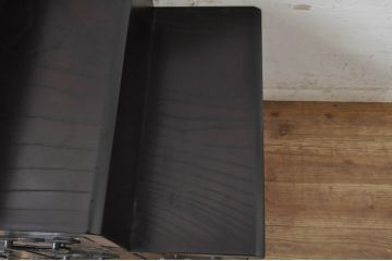 中古　美品　落ち着いた色合いが素敵なアンティーク調の小さな階段箪笥(和たんす、収納箪笥)(R-072058)