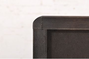 中古　美品　落ち着いた色合いが素敵なアンティーク調の小さな階段箪笥(和たんす、収納箪笥)(R-072058)