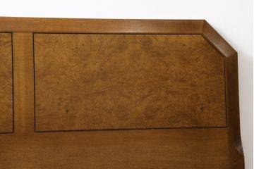 中古　カリモク家具(karimoku)　domani(ドマーニ)　シンプルなデザインが使いやすいすのこ付きベッドフレーム(セミダブル)(R-072069)