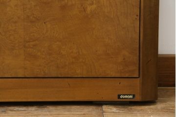 中古　カリモク家具(karimoku)　domani(ドマーニ)　シンプルなデザインが使いやすいすのこ付きベッドフレーム(セミダブル)(R-072069)
