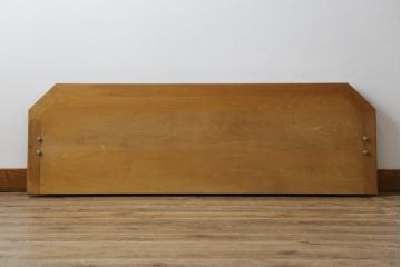 中古　カリモク家具(karimoku)　domani(ドマーニ)　シンプルなデザインが使いやすいすのこ付きベッドフレーム(セミダブル)(R-072069)