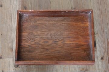 中古　美品　民芸家具　栓材　収納付きで便利な囲炉裏チェア2脚セット(椅子、ダイニングチェア、板座チェア)(R-072073)