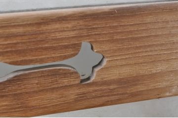 アンティーク建具　落ち着いた和の空間を演出する透かし彫り入りガラス窓2枚セット(引き戸、ガラス戸)(R-072083)