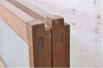アンティーク建具　落ち着いた和の空間を演出する透かし彫り入りガラス窓2枚セット(引き戸、ガラス戸)(R-072084)