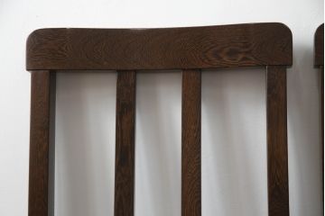 中古　美品　引き出し付きで使い勝手抜群の回転チェア2脚セット(回転椅子、板座チェア、ダイニングチェア、椅子、イス)(R-072099)