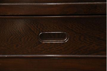 中古　美品　引き出し付きで使い勝手抜群の回転チェア2脚セット(回転椅子、板座チェア、ダイニングチェア、椅子、イス)(R-072099)