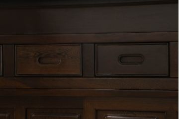 中古　美品　2way　座卓としても使える囲炉裏テーブル(木製火鉢、長火鉢、ダイニングテーブル、6人掛け、食卓、センターテーブル、ローテーブル)(R-072103)