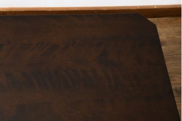 中古　星野民芸(星野民藝)　落ち着いた色味が魅力的なローテーブル(センターテーブル、リビングテーブル、座卓)(定価約25万円)(R-072107)
