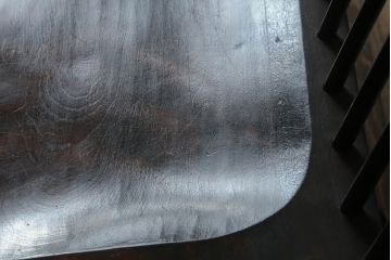中古　松本民芸家具　♯513型長ウインザーチェア　クラシカルな佇まいのウィンザーベンチ(長椅子、3人掛けベンチ、ウィンザーチェア)(定価約39万円)(R-072108)