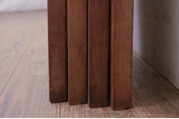アンティーク建具　組子のデザインがお洒落な障子入り書院戸4枚セット(障子戸、窓、引き戸)(R-072126)