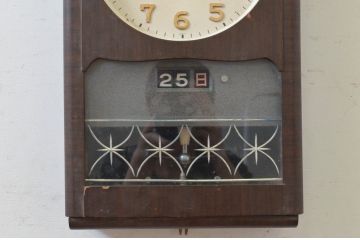 和製アンティーク　SEIKO　Sonola(セイコー・ソノーラ)　昭和レトロ　昔懐かしい雰囲気の掛け時計(柱時計、古時計、振り子時計、トランジスタ時計)(R-072156)