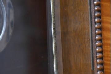 和製アンティーク　精工舎(SEIKOSHA、セイコー)　TRADE(S)MARK　花の彫刻が素敵な掛け時計　(R-072158)