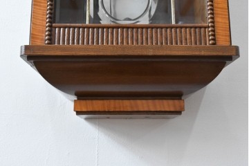 和製アンティーク　精工舎(SEIKOSHA、セイコー)　TRADE(S)MARK　花の彫刻が素敵な掛け時計　(R-072158)